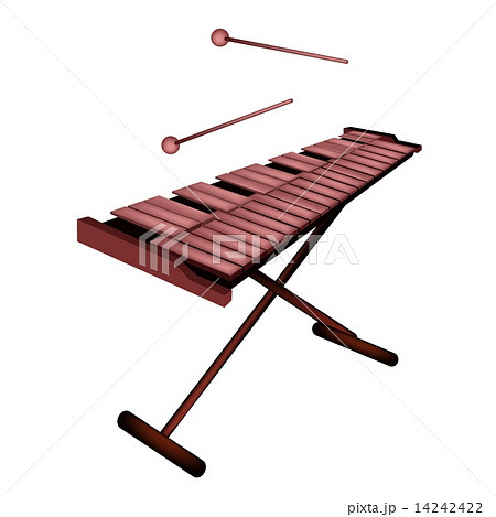 Xylophone or Marimba Isolated on White Background Xylophone or Marimba Isolated on White Background 14242422
