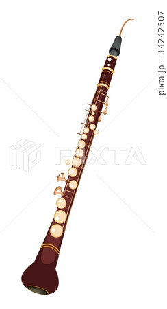 A Musical Cor Anglais Isolated on White Background 14242507