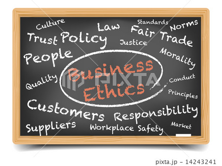 Wordcloud Business Ethics 14243241