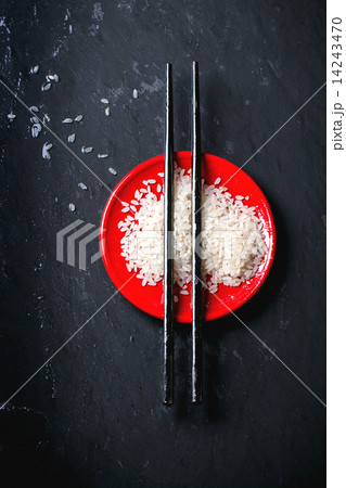 Rice with chopsticks Rice with chopsticks 14243470