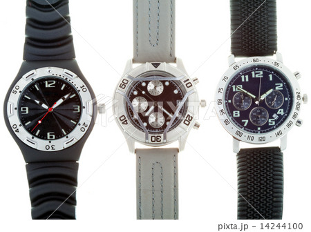 Wrist watches with several dials 14244100