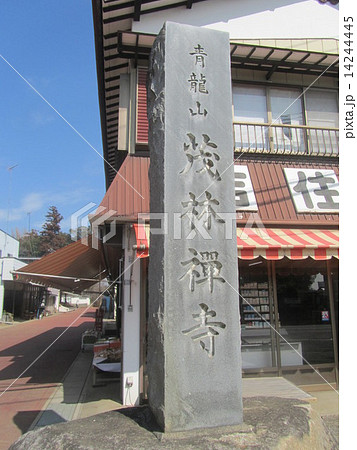 「青龍山 茂林禅寺」の石碑（群馬県館林市堀工町1570） 14244445