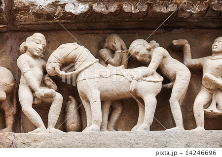 Stone carved, Khajuraho Stone carved, Khajuraho 14246696