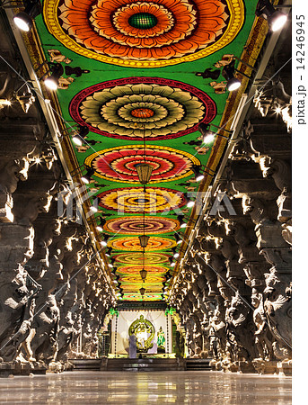 Inside of Meenakshi Temple Inside of Meenakshi Temple 14246945