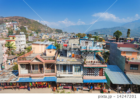 Pokhara aerial view Pokhara aerial view 14247201