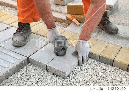 Construction site, brick paver 14250140