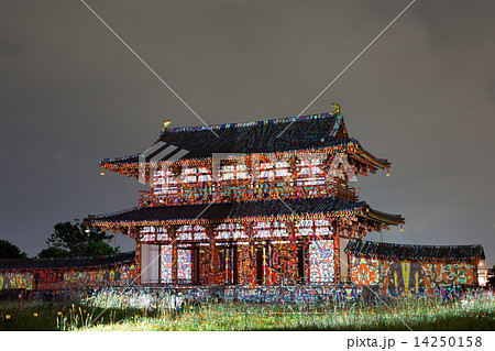 平城京天平祭 朱雀門 一期一会の極彩 デジタル掛軸 平城京天平祭 朱雀門 一期一会の極彩 デジタル掛軸 14250158