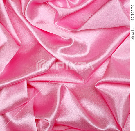 Smooth elegant pink silk as background 14250570