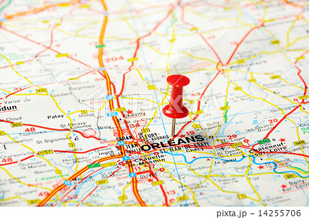 Orleans , France  map 14255706
