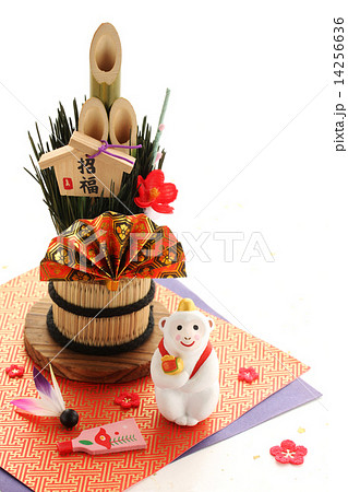 申・門松Cタテ 14256636