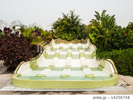 Waterslides in the aquapark 14256738