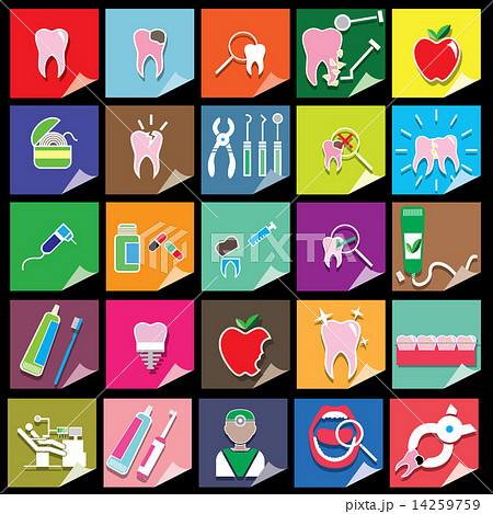 color dentist icons 14259759