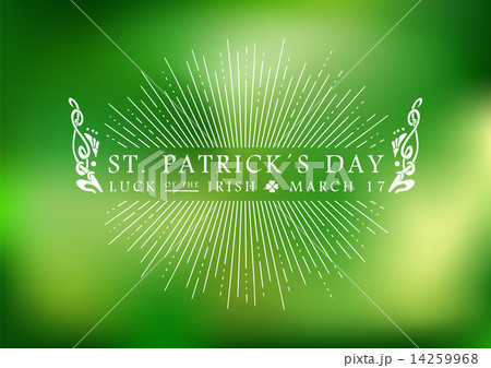 St Patricks day vintage label background 14259968