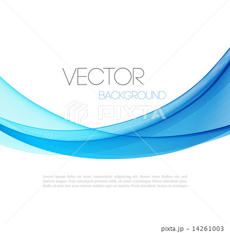 Abstract curved lines background. Template brochure design 14261003