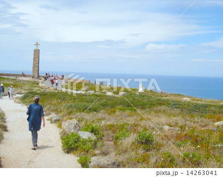 ポルトガル　ロカ岬　ユーラシア大陸最西端 14263041