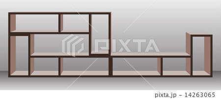 Empty shelf furniture for living room Empty shelf furniture for living room 14263065