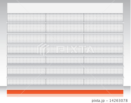 Supermarket shelf. Vector. illustration   14263078