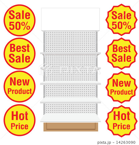 Supermarket shelf. Vector. illustration Supermarket shelf. Vector. illustration 14263090