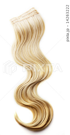 Blond hair piece 14263222