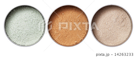 Colourful make up powder in storages Colourful make up powder in storages 14263233