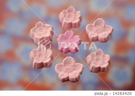 和三宝糖 砂糖菓子 和風の写真素材