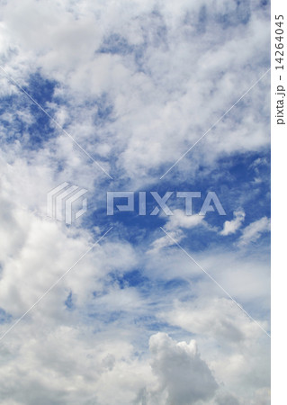 blue sky with clouds closeup   14264045
