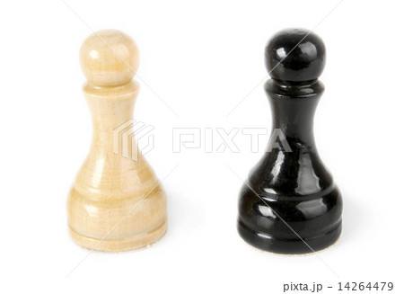 White and black pawns White and black pawns 14264479