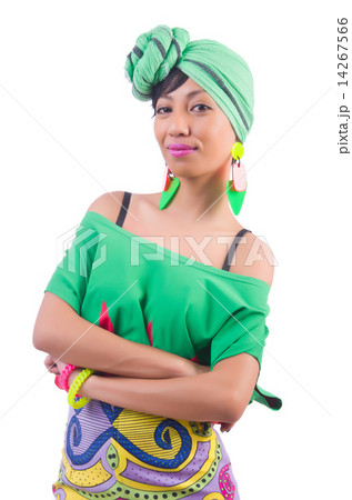 Japanese woman isolated on the white Japanese woman isolated on the white 14267566
