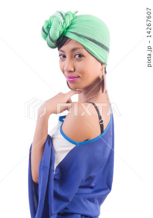 Girl preparing for summer vacation 14267607