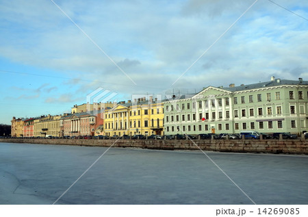 Fontanka River embankment in St. Petersburg, Russia Fontanka River embankment in St. Petersburg, Russia 14269085