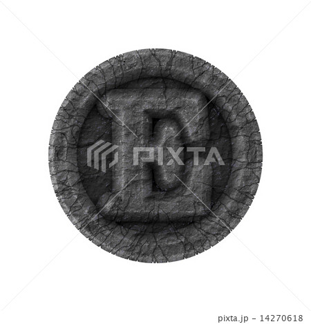 grunge font - letter E 14270618