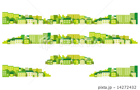 エコの町並みイラスト 14272432