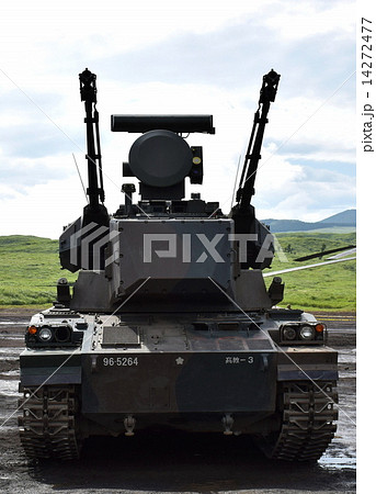 スカイシューター　87AW　（ 87式自走高射機関砲 ）　2015年 富士総合火力演習 14272477