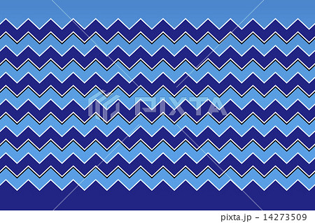 背景壁紙素材 バックグラウンド ベクター 模様 パターン ギザギザ ジグザグ 波 ジャギ 波状 のイラスト素材 14273509 Pixta