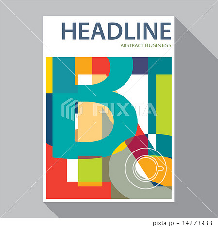 flat design magazine cover , flyer, brochure templates 14273933
