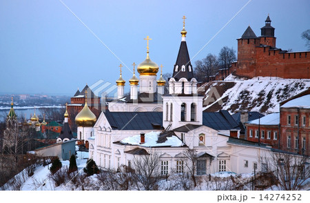 Church and Kremlin in Nizhny Novgorod Church and Kremlin in Nizhny Novgorod 14274252