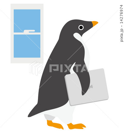 アデリーペンギン ノートパソコン 14276974