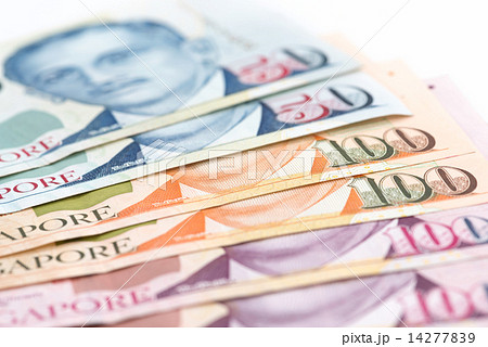 Singapore paper currency 14277839