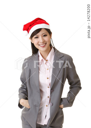 Christmas business woman Christmas business woman 14278200