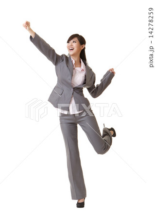 Exciting business woman 14278259