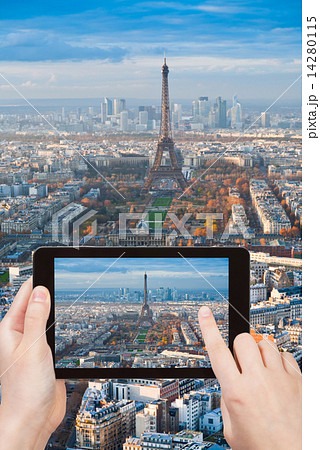 photo of Eiffel Tower and Field of Mars in Paris 14280115