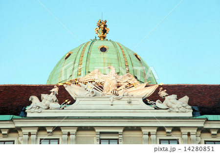 Detail of Hofburg Imperial Palace in Vienna, Austria. Detail of Hofburg Imperial Palace in Vienna, Austria. 14280851