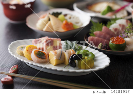 会席料理の先付 14281917