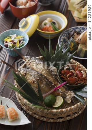 会席料理の焼き物 会席料理の焼き物 14281980