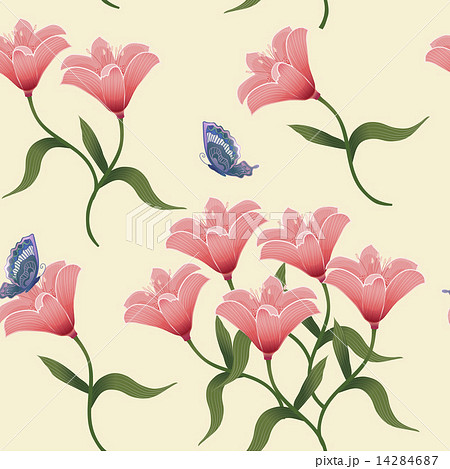 花 きれい 綺麗のイラスト素材 14284687 Pixta