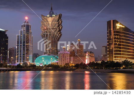 澳門夜景 澳門夜景 14285430