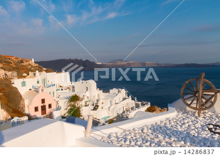 view of volcano caldera, Santorini view of volcano caldera, Santorini 14286837