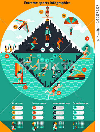 Extreme Sports Infographics 14287137