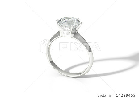 ダイアモンドの指輪のイラスト素材