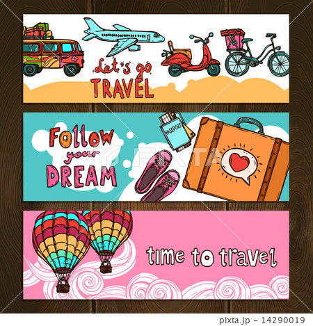 Travel Banners Set 14290019